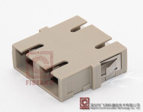 SC单通侧翻盖有耳适配器 光纤通信布线中的可靠连接组件